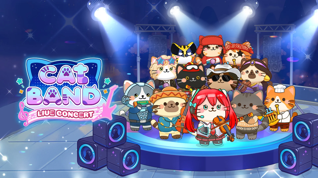 Cat Band: Live Concert - Gameplay image of android game
