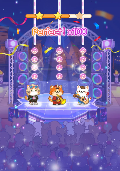 Cat Band: Live Concert - Gameplay image of android game