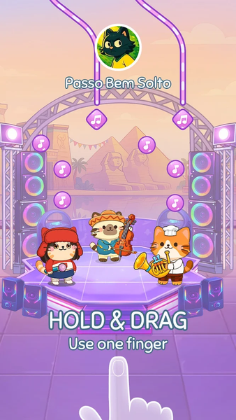 Cat Band: Live Concert - Gameplay image of android game