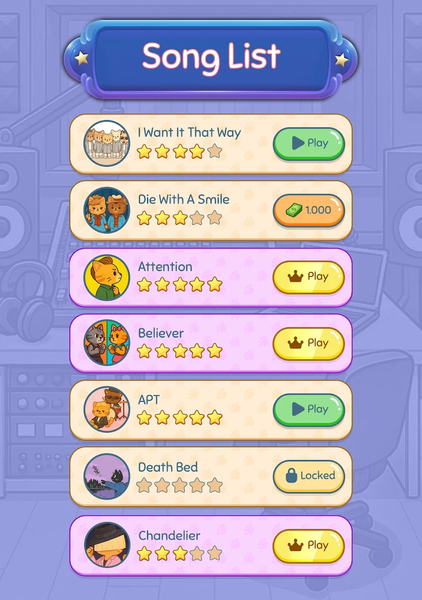 Cat Band: Live Concert - Gameplay image of android game