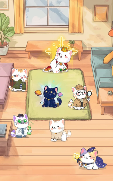 The Singing Cats - Idle Gacha - Gameplay image of android game