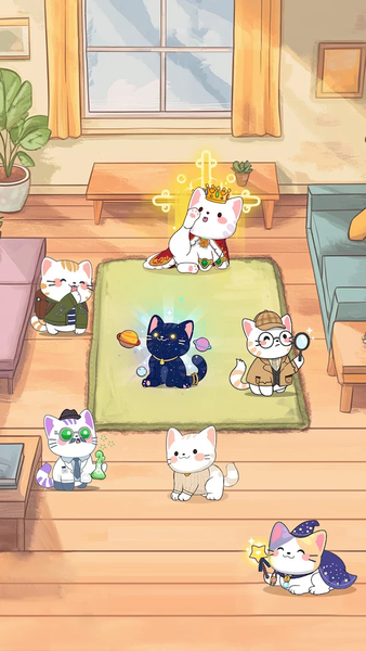 The Singing Cats - Idle Gacha - Gameplay image of android game