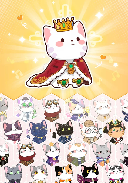 The Singing Cats - Idle Gacha - Gameplay image of android game