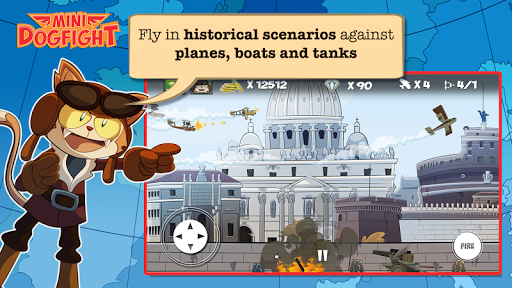 Mini Dogfight - Gameplay image of android game