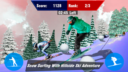 Extreme Snow Skater:Skateboard - Gameplay image of android game