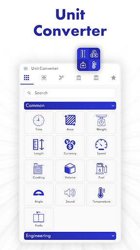 Unit Converter and Calculator - عکس برنامه موبایلی اندروید