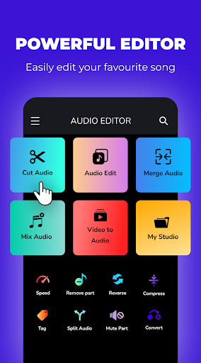 Audio Editor - Audio Trimmer - عکس برنامه موبایلی اندروید