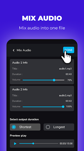 Audio Editor - Audio Trimmer - عکس برنامه موبایلی اندروید