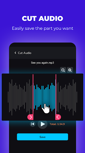Audio Editor - Audio Trimmer - عکس برنامه موبایلی اندروید