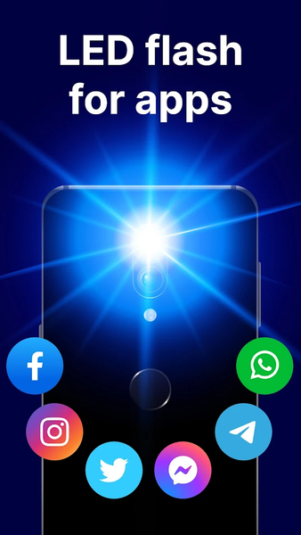 Flash App: Flash on call & SMS - عکس برنامه موبایلی اندروید