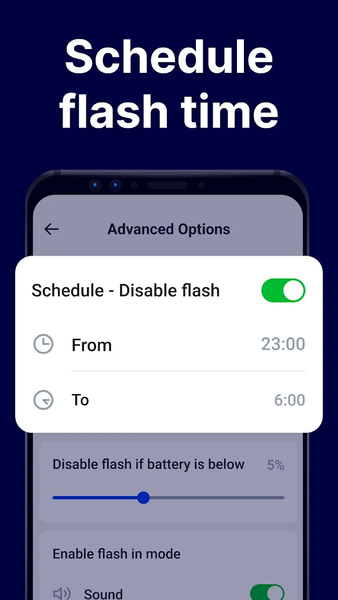 Flashlight app - Flash Alert - Image screenshot of android app