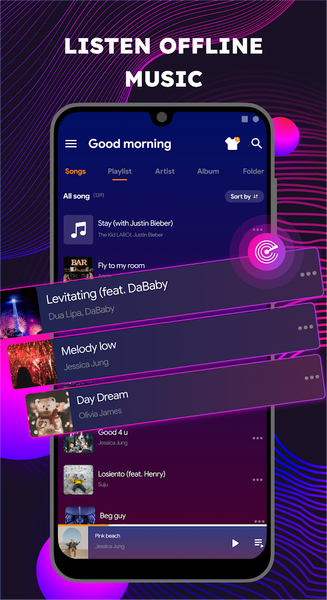 Music Player - MP3 player - عکس برنامه موبایلی اندروید