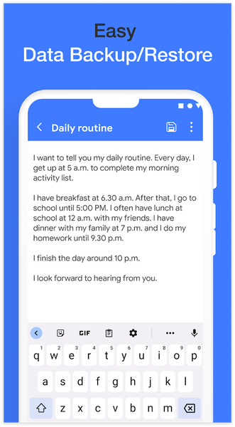 Simple notes - minimalist - Image screenshot of android app