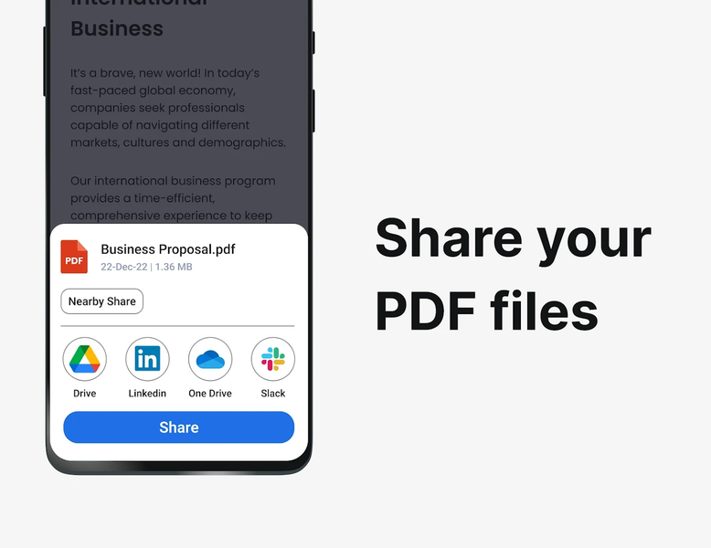 PDF Reader App - PixPDF - عکس برنامه موبایلی اندروید
