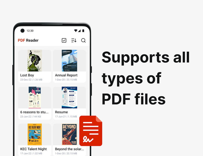 PDF Reader App - PixPDF - عکس برنامه موبایلی اندروید
