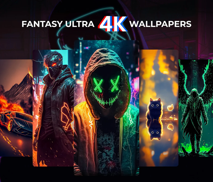 Wallpapers - ۴K Wallpapers - عکس برنامه موبایلی اندروید