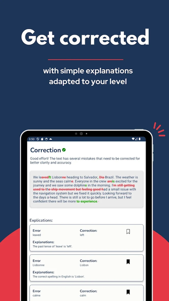 Write Better - Lorelingo - عکس برنامه موبایلی اندروید
