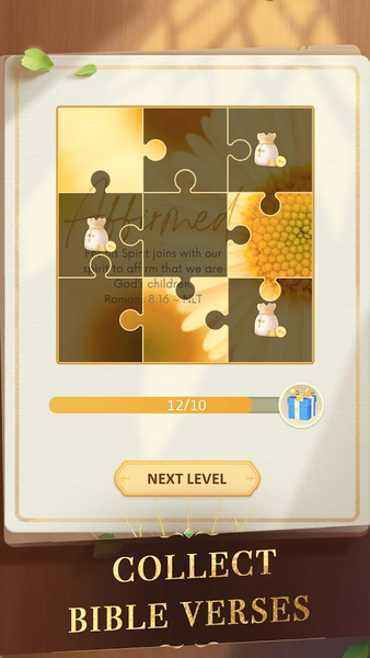 Bible Word Search - Gameplay image of android game