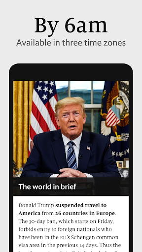 Espresso from The Economist - Image screenshot of android app