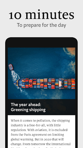 Espresso from The Economist - Image screenshot of android app