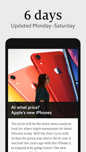 Espresso from The Economist - Image screenshot of android app