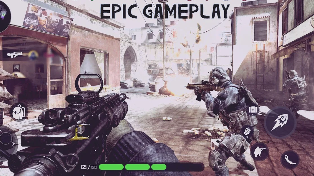 FPS Shooting Strike Game - Gameplay image of android game