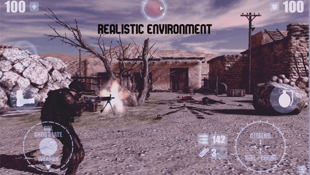Survival Zombie Shooting Game - Gameplay image of android game