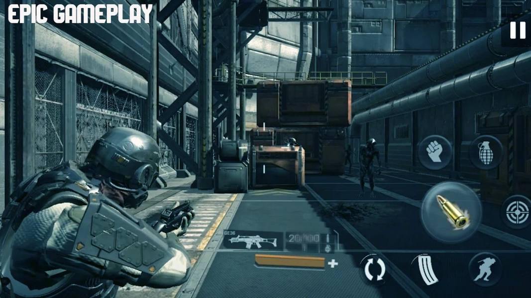 Survival Zombie Shooting Game - Gameplay image of android game
