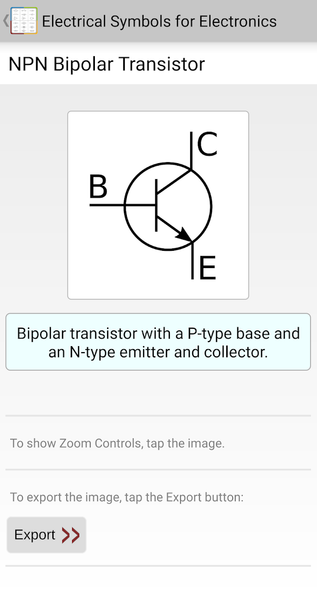 Electrical Symbols for Electro - عکس برنامه موبایلی اندروید