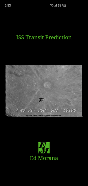ISS Transit Prediction - عکس برنامه موبایلی اندروید