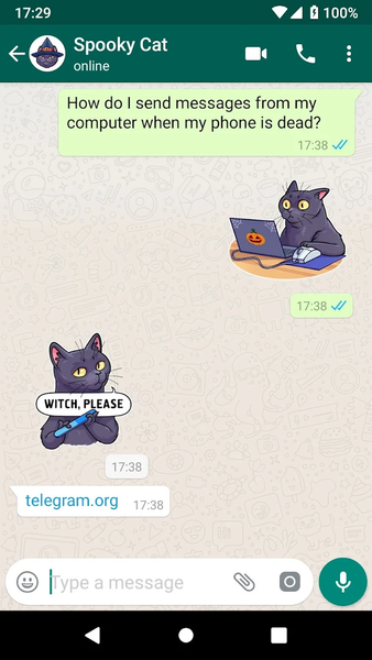Telegram Stickers to WhatsApp - عکس برنامه موبایلی اندروید