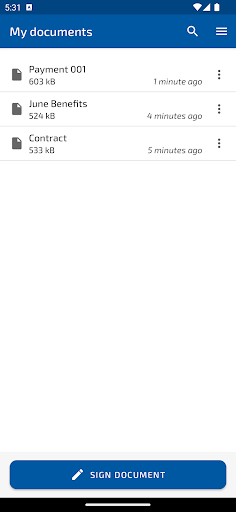 Sign PDF Documents SIGNply - عکس برنامه موبایلی اندروید