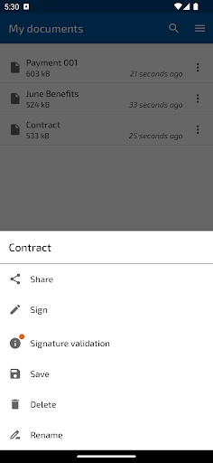 Sign PDF Documents SIGNply - عکس برنامه موبایلی اندروید