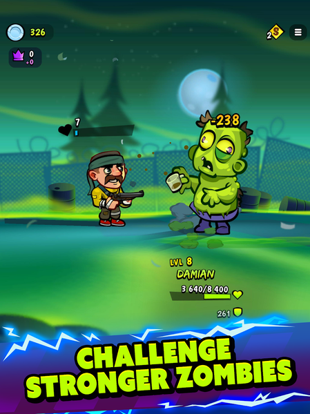 Zombie Clicker - Gameplay image of android game