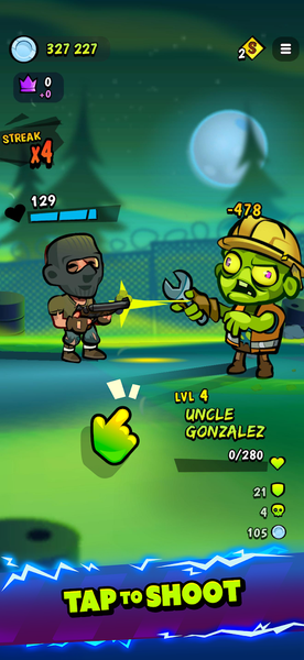 Zombie Clicker - Gameplay image of android game