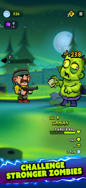 Zombie Clicker - Gameplay image of android game