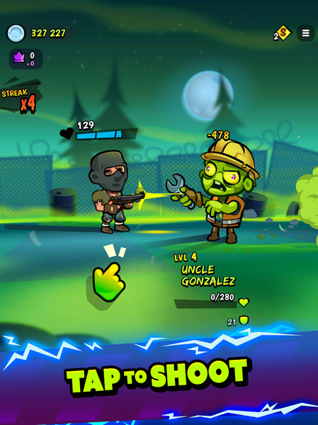 Zombie Clicker - Gameplay image of android game