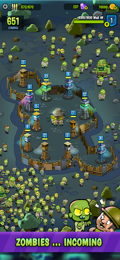 Zombie Towers - Gameplay image of android game