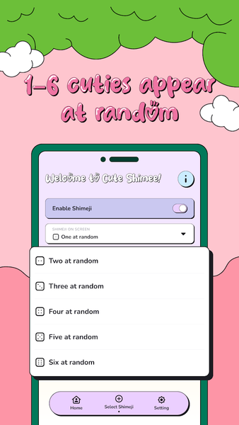 Cute Shimee: Anime Screen Pet - عکس برنامه موبایلی اندروید