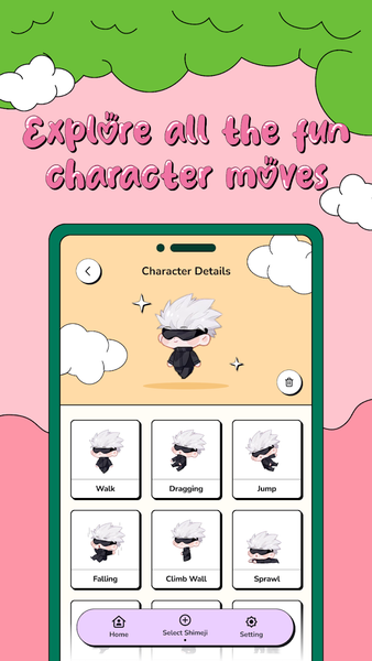 Cute Shimee: Anime Screen Pet - عکس برنامه موبایلی اندروید