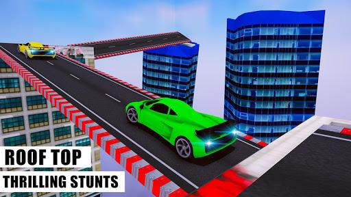 Real Fast Car Top Stunts:City Racing - Image screenshot of android app