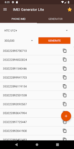 IMEI Generator Lite - عکس برنامه موبایلی اندروید