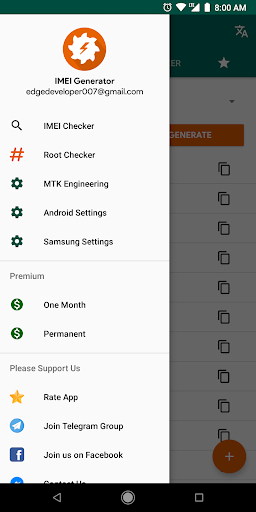 IMEI Generator - Image screenshot of android app