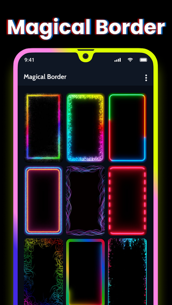 Edge Lighting - Border Colors - عکس برنامه موبایلی اندروید