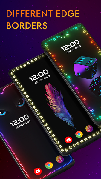 Edge light - Light wallpaper - Image screenshot of android app
