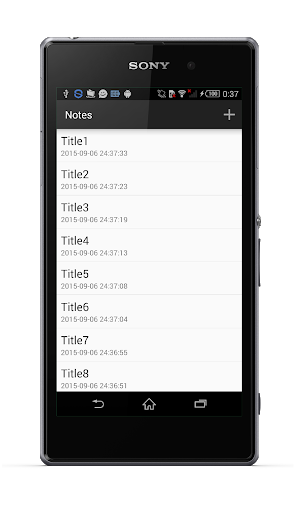 Notes - Image screenshot of android app
