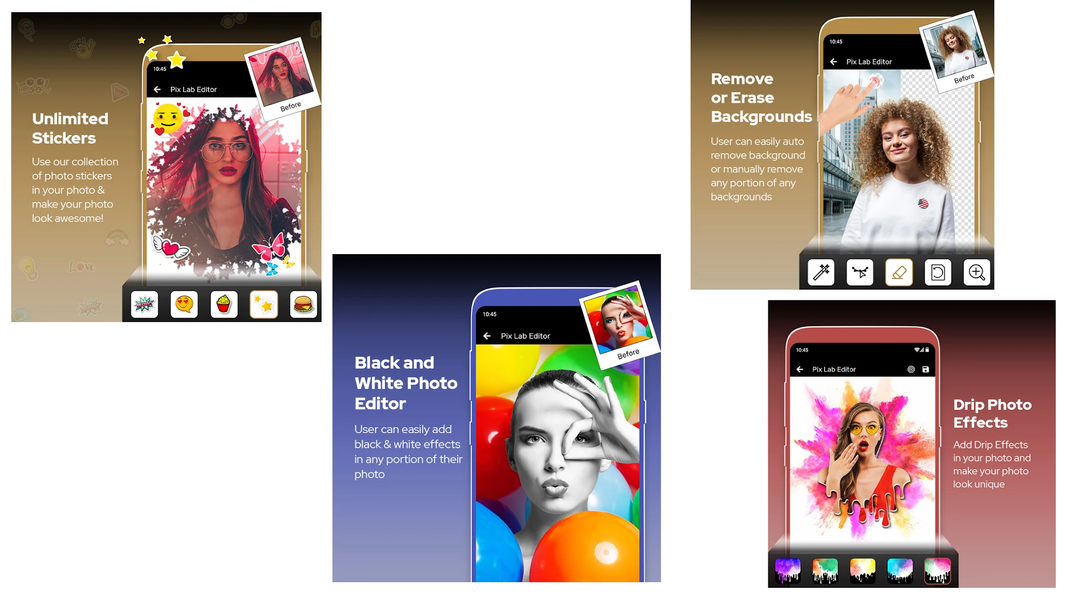 AI Photo Editor - Neon Effects - عکس برنامه موبایلی اندروید