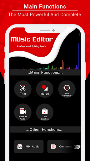 Music Editor - MP3 Cutter - عکس برنامه موبایلی اندروید