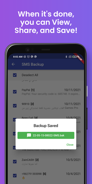 SMS Editor, Fake SMS, Backup - عکس برنامه موبایلی اندروید
