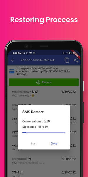SMS Editor, Fake SMS, Backup - عکس برنامه موبایلی اندروید